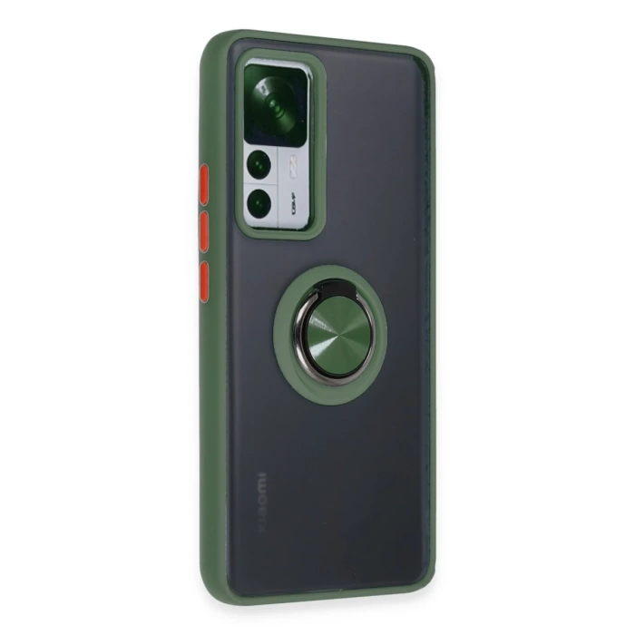 Newface Xiaomi Mi 12T Pro Kılıf Montreal Yüzüklü Silikon Kapak