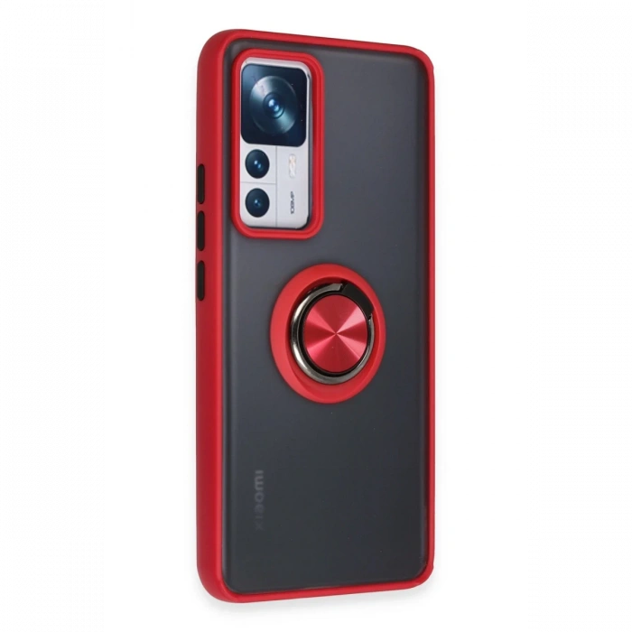 Newface Xiaomi Mi 12T Pro Kılıf Montreal Yüzüklü Silikon Kapak