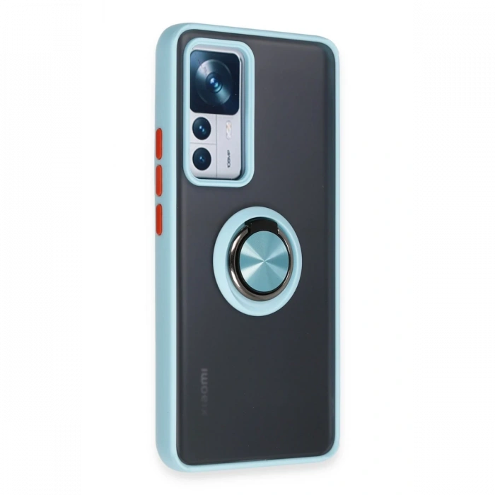Newface Xiaomi Mi 12T Pro Kılıf Montreal Yüzüklü Silikon Kapak