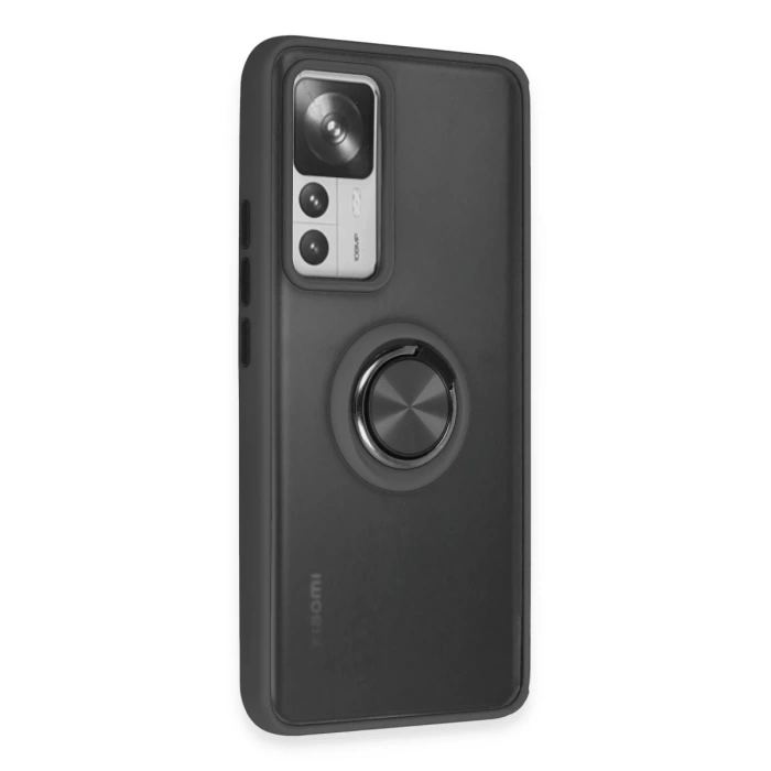 Newface Xiaomi Mi 12T Pro Kılıf Montreal Yüzüklü Silikon Kapak