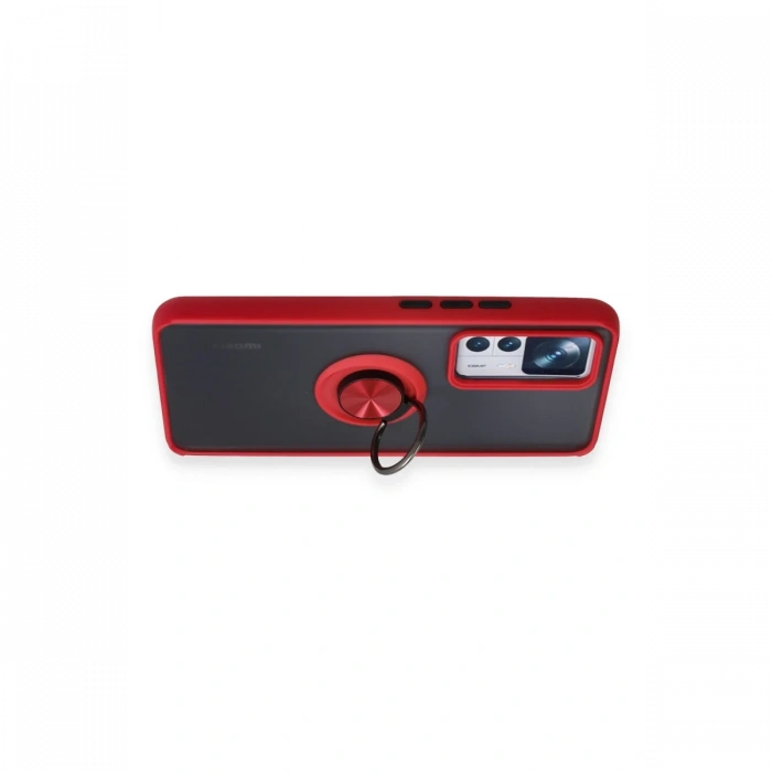 Newface Xiaomi Mi 12T Pro Kılıf Montreal Yüzüklü Silikon Kapak