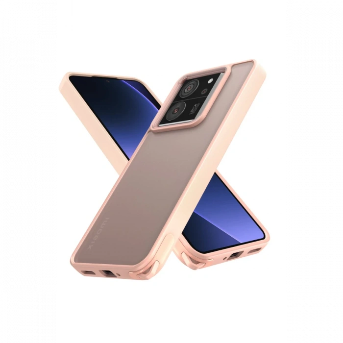 Newface Xiaomi Mi 13T Kılıf Elegant Kapak - Pudra