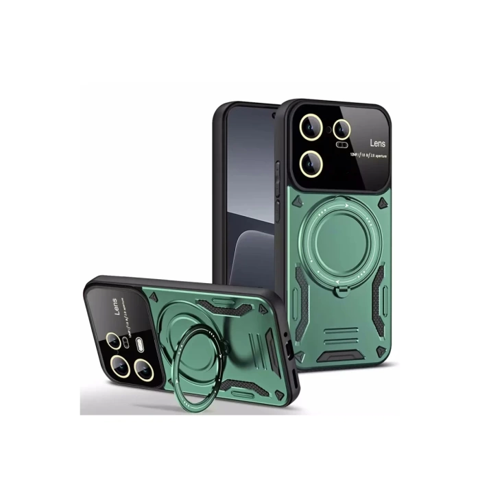 Newface Xiaomi Mi 13T Pro Kılıf Joy Lens Standlı Kapak