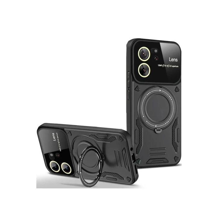 Newface Xiaomi Mi 13T Pro Kılıf Joy Lens Standlı Kapak