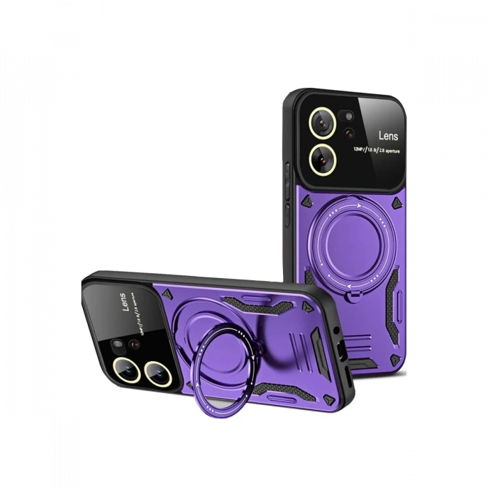 Newface Xiaomi Mi 13T Pro Kılıf Joy Lens Standlı Kapak