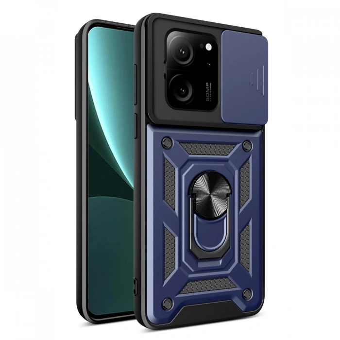 Newface Xiaomi Mi 13T Pro Kılıf Pars Lens Yüzüklü Silikon
