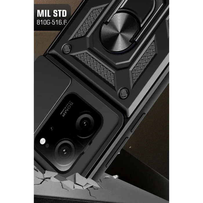 Newface Xiaomi Mi 13T Pro Kılıf Pars Lens Yüzüklü Silikon