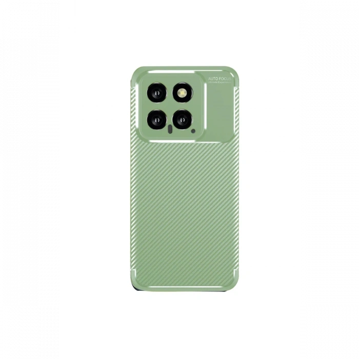 Newface Xiaomi Mi 14T Kılıf Auto Focus Karbon Kapak - Su Yeşili