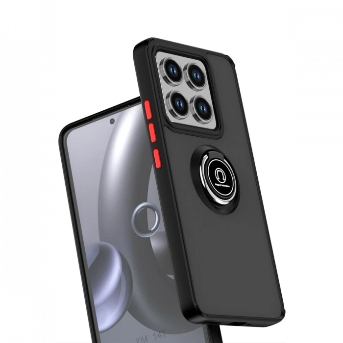 Newface Xiaomi Mi 14T Montreal Yüzüklü Silikon Kapak