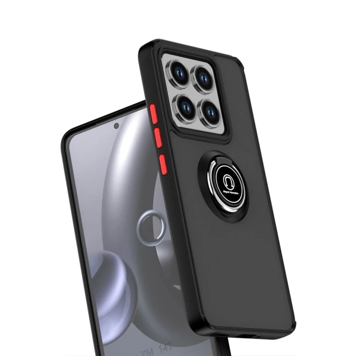 Newface Xiaomi Mi 14T Montreal Yüzüklü Silikon Kapak