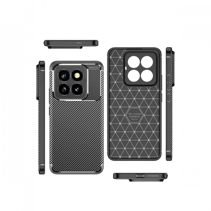 Newface Xiaomi Mi 14T Pro Kılıf Auto Focus Karbon Kapak
