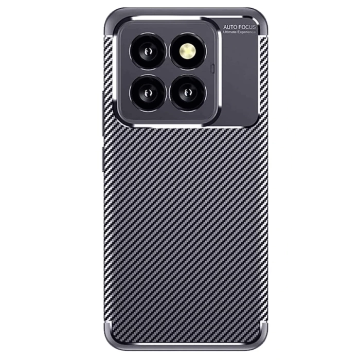 Newface Xiaomi Mi 14T Pro Kılıf Auto Focus Karbon Kapak - Lacivert