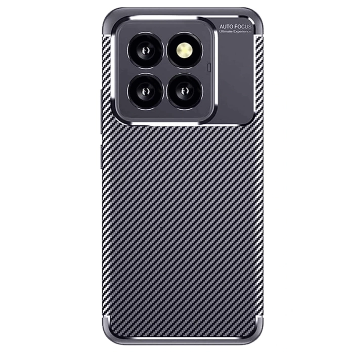 Newface Xiaomi Mi 14T Pro Kılıf Auto Focus Karbon Kapak - Lacivert