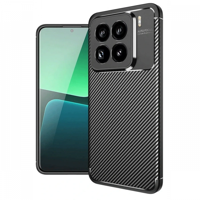 Xiaomi Mi 15 Pro Kılıf Auto Focus Karbon Kapak