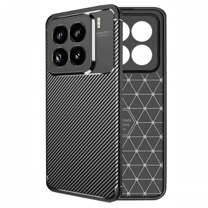 Xiaomi Mi 15 Pro Kılıf Auto Focus Karbon Kapak