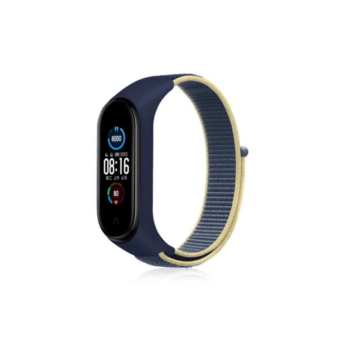 Newface Xiaomi Mi Band 4 Hasırlı Cırtcırtlı Kordon