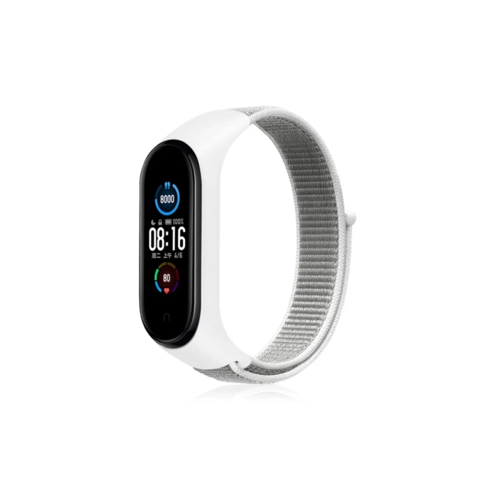 Newface Xiaomi Mi Band 4 Hasırlı Cırtcırtlı Kordon