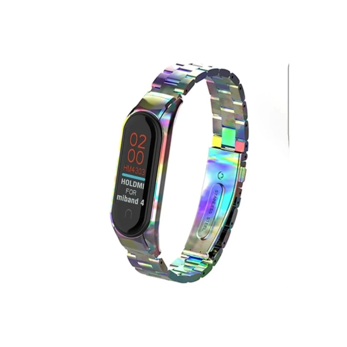 Newface Xiaomi Mi Band 4 Metal Baklalı Kordon