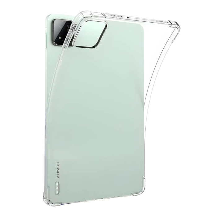 Newface Xiaomi Pad 7 Pro Kılıf Anti Şeffaf Tablet Silikon - Şeffaf
