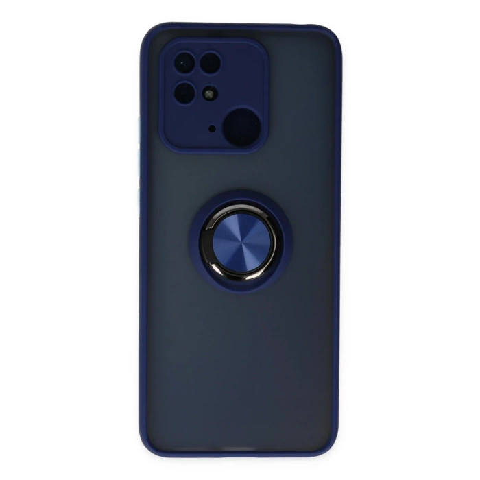 Newface Xiaomi Poco C40 Kılıf Montreal Yüzüklü Silikon Kapak