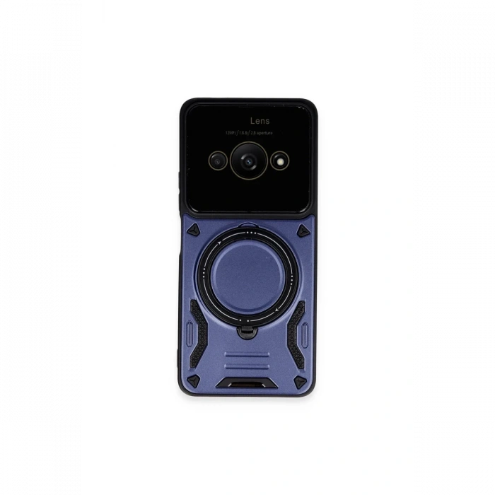 Newface Xiaomi Poco C61 Kılıf Joy Lens Standlı Kapak