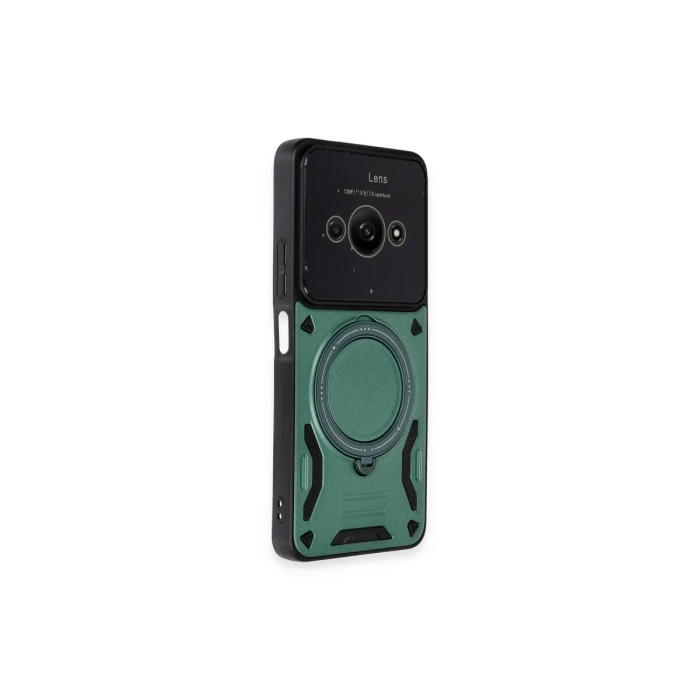 Newface Xiaomi Poco C61 Kılıf Joy Lens Standlı Kapak
