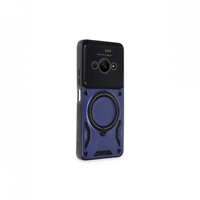 Newface Xiaomi Poco C61 Kılıf Joy Lens Standlı Kapak