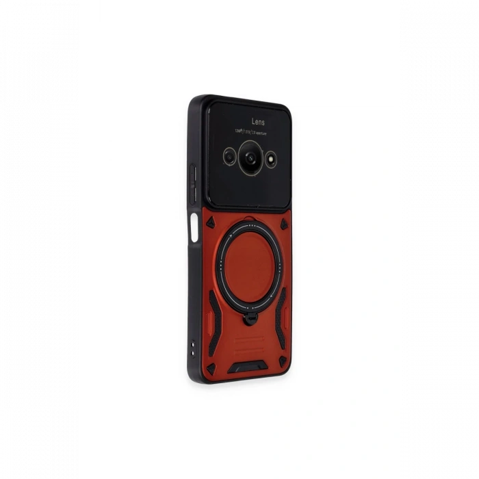 Newface Xiaomi Poco C61 Kılıf Joy Lens Standlı Kapak