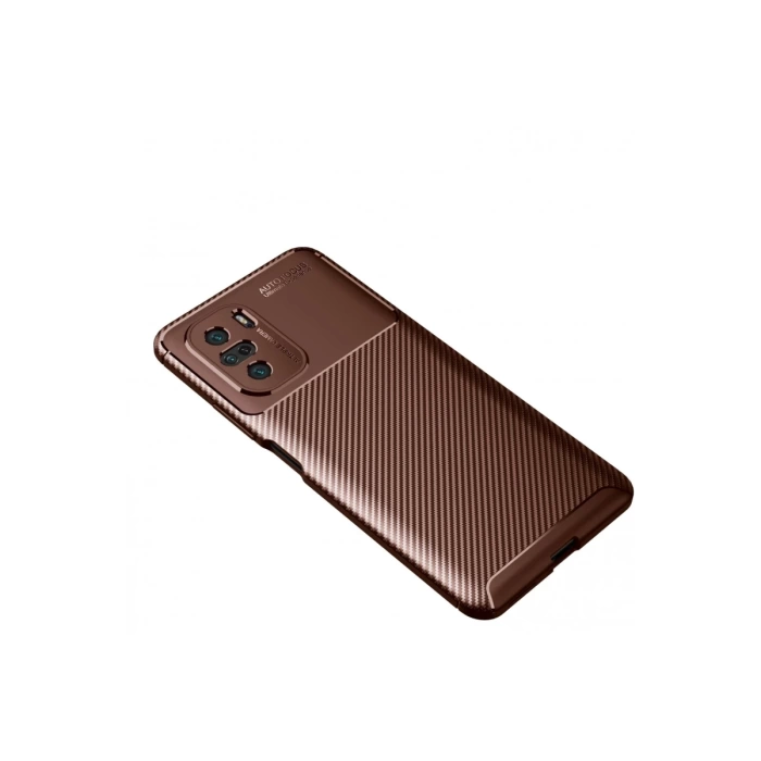 Newface Xiaomi Poco F3 Kılıf Auto Focus Karbon Kapak