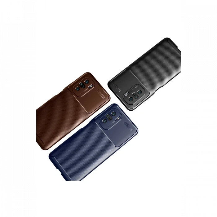 Newface Xiaomi Poco F3 Kılıf Auto Focus Karbon Kapak