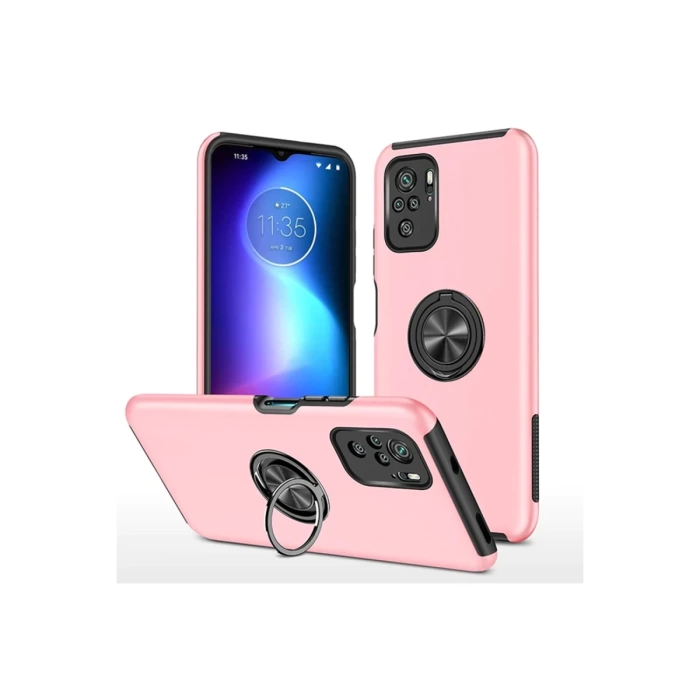 Newface Xiaomi Poco F3 Kılıf Elit Yüzüklü Kapak
