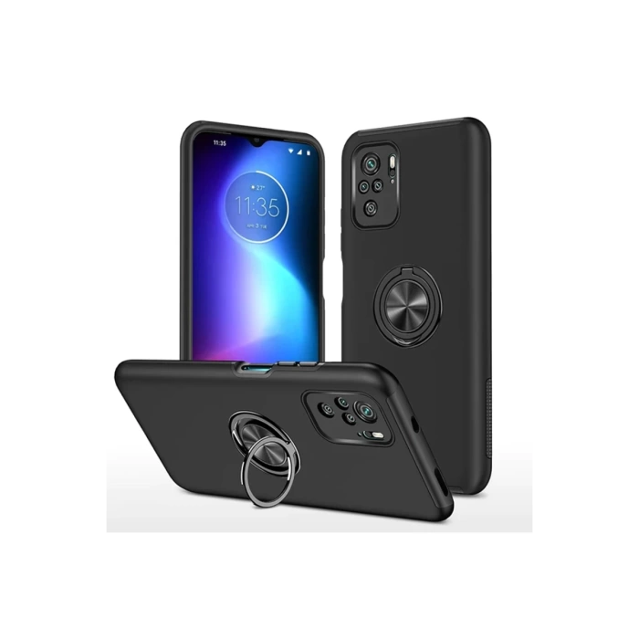 Newface Xiaomi Poco F3 Kılıf Elit Yüzüklü Kapak