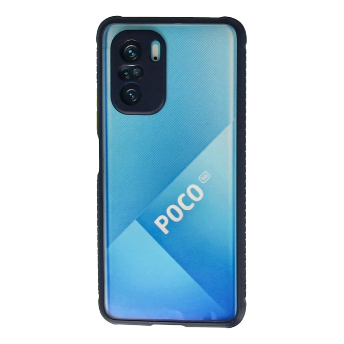 Newface Xiaomi Poco F3 Kılıf Miami Şeffaf Silikon
