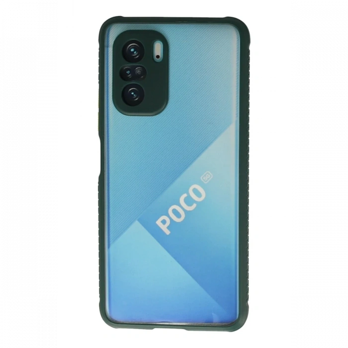 Newface Xiaomi Poco F3 Kılıf Miami Şeffaf Silikon