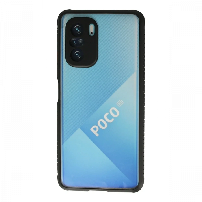 Newface Xiaomi Poco F3 Kılıf Miami Şeffaf Silikon