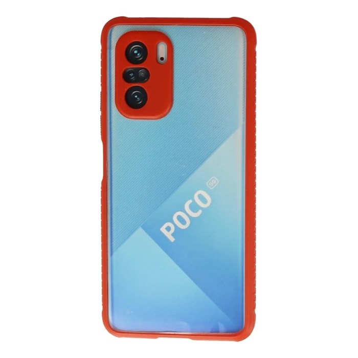 Newface Xiaomi Poco F3 Kılıf Miami Şeffaf Silikon