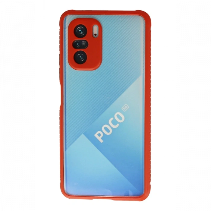 Newface Xiaomi Poco F3 Kılıf Miami Şeffaf Silikon