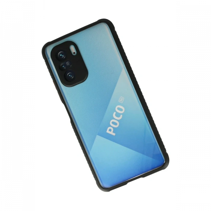 Newface Xiaomi Poco F3 Kılıf Miami Şeffaf Silikon
