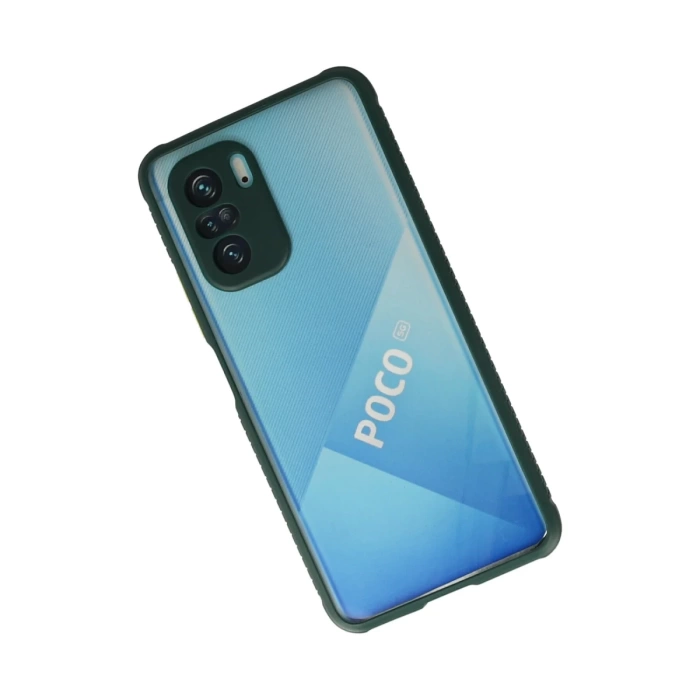 Newface Xiaomi Poco F3 Kılıf Miami Şeffaf Silikon