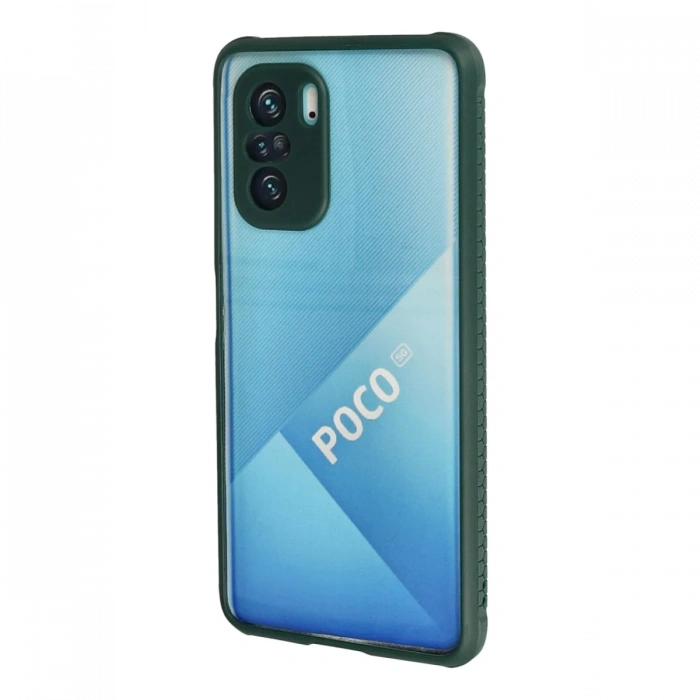 Newface Xiaomi Poco F3 Kılıf Miami Şeffaf Silikon