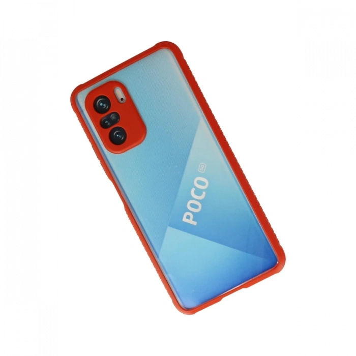 Newface Xiaomi Poco F3 Kılıf Miami Şeffaf Silikon