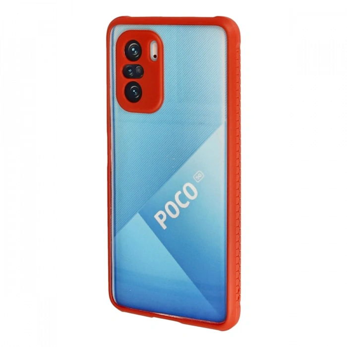 Newface Xiaomi Poco F3 Kılıf Miami Şeffaf Silikon