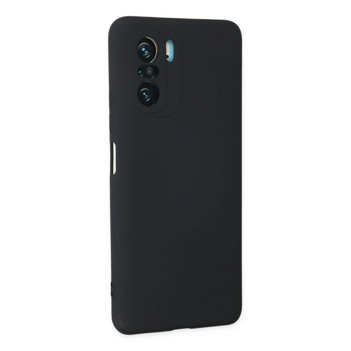 Newface Xiaomi Poco F3 Kılıf Nano içi Kadife Silikon - Lacivert