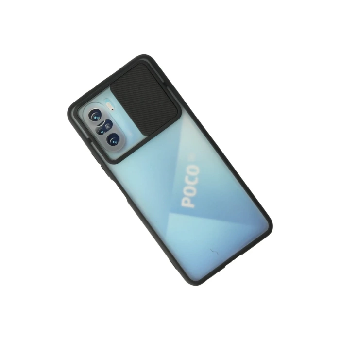 Newface Xiaomi Poco F3 Kılıf Palm Buzlu Kamera Sürgülü Silikon