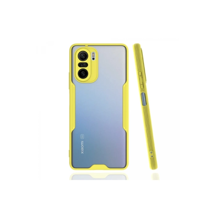 Newface Xiaomi Poco F3 Kılıf Platin Silikon