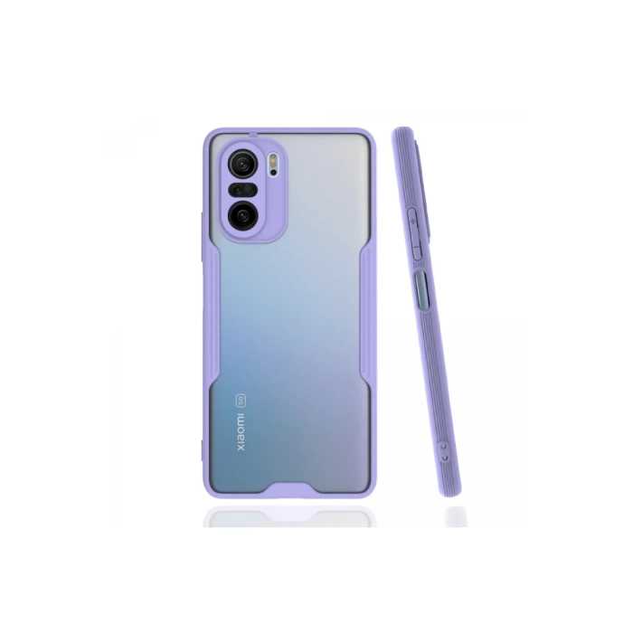 Newface Xiaomi Poco F3 Kılıf Platin Silikon