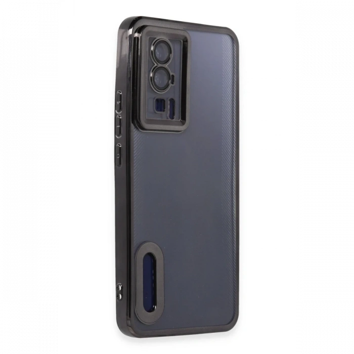 Newface Xiaomi Poco F5 Pro Kılıf Slot Silikon - Siyah