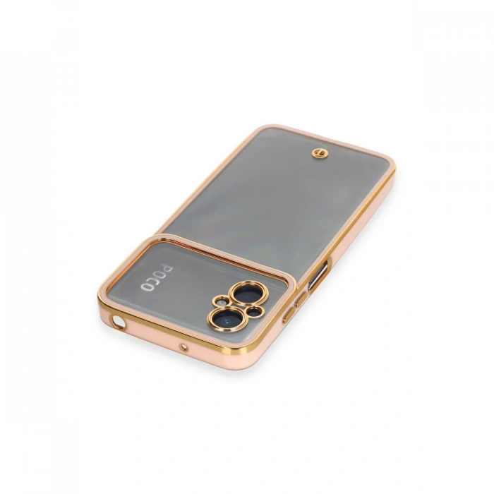 Newface Xiaomi Poco M5 Kılıf Liva Lens Silikon
