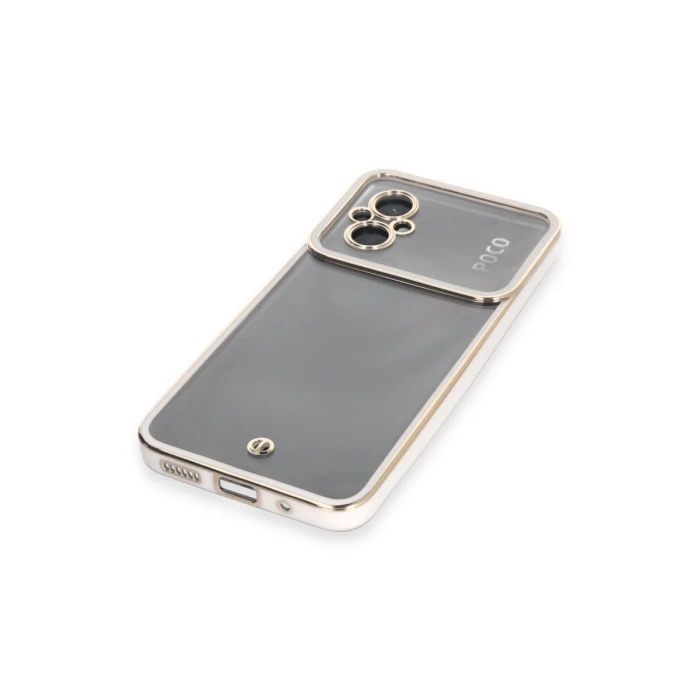Newface Xiaomi Poco M5 Kılıf Liva Lens Silikon