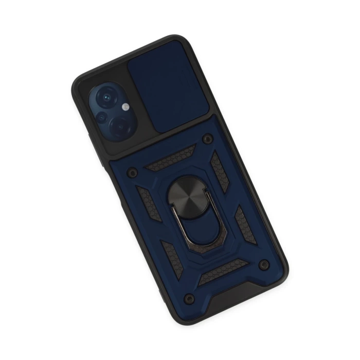 Newface Xiaomi Poco M5 Kılıf Pars Lens Yüzüklü Silikon